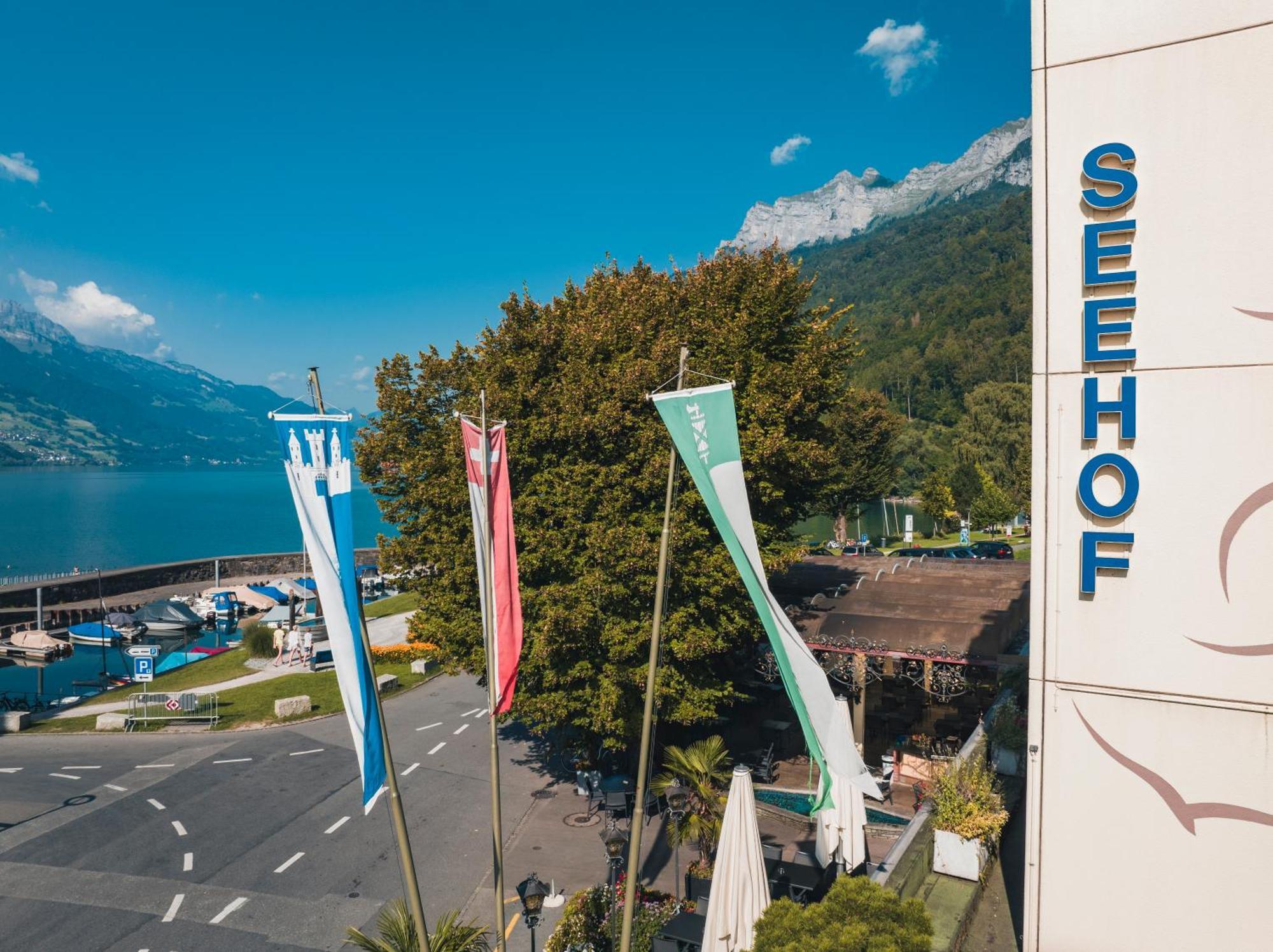 Hotel Seehof Superior Валенштадт Экстерьер фото